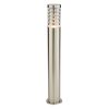 The Tango outdoor light features a clean and modern design with a stainless steel base and clear polycarbonate shade. IP44 rated and safe for outdoor use. Shows the bollard variation.