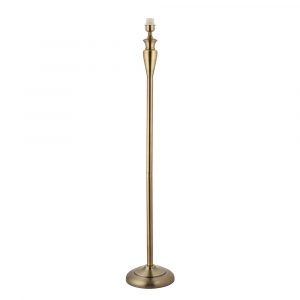 The Oslo floor light (base only) features a classic design with a decorative top in an antique brass finish. Pair with a fabric shade from the Endon range. Complete with inline foot switch.