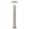 The Roko outdoor light features a clean and modern design with Marine grade stainless steel base and clear polycarbonate shade. IP44 rated and safe for outdoor use. Shows the bollard variation.