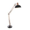 The Marshall floor light features a beautiful and highly adjustable design in a bronze finish with satin black detailing. Complete with inline foot switch.